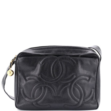 Vintage Triple Cc Camera Shoulder Bag