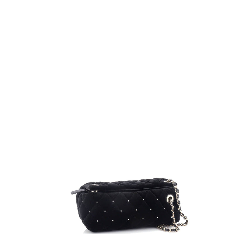 Cc Barrel Wristlet Chain Clutch Quilted