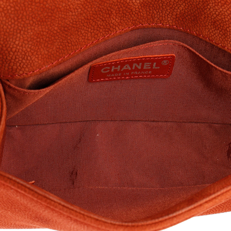 Boy Flap Bag Quilted Matte Caviar Small