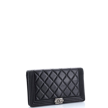 Boy Wallet On Chain Quilted Lambskin