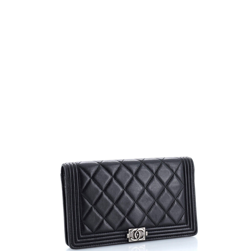 Boy Wallet On Chain Quilted Lambskin