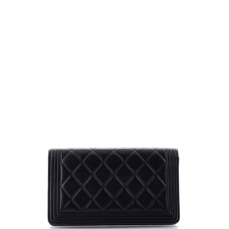 Boy Wallet On Chain Quilted Lambskin