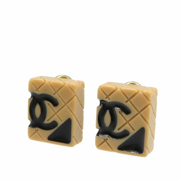 Chanel Cc Logo Clip-On Earrings Metal