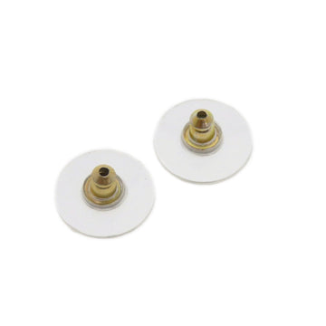 Cc Logo Earrings Silver-Tone Metal