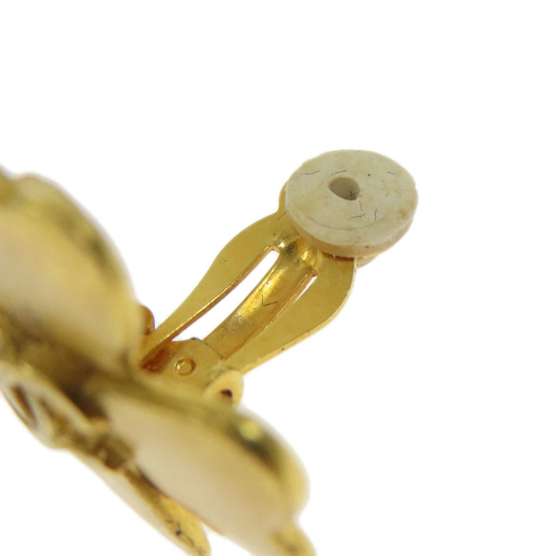 Cc Logo Clover Clip-On Earrings Metal