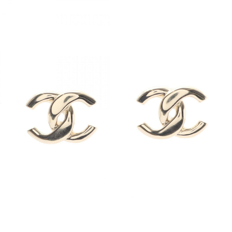 Cc Logo Earrings Metal Gold-Tone