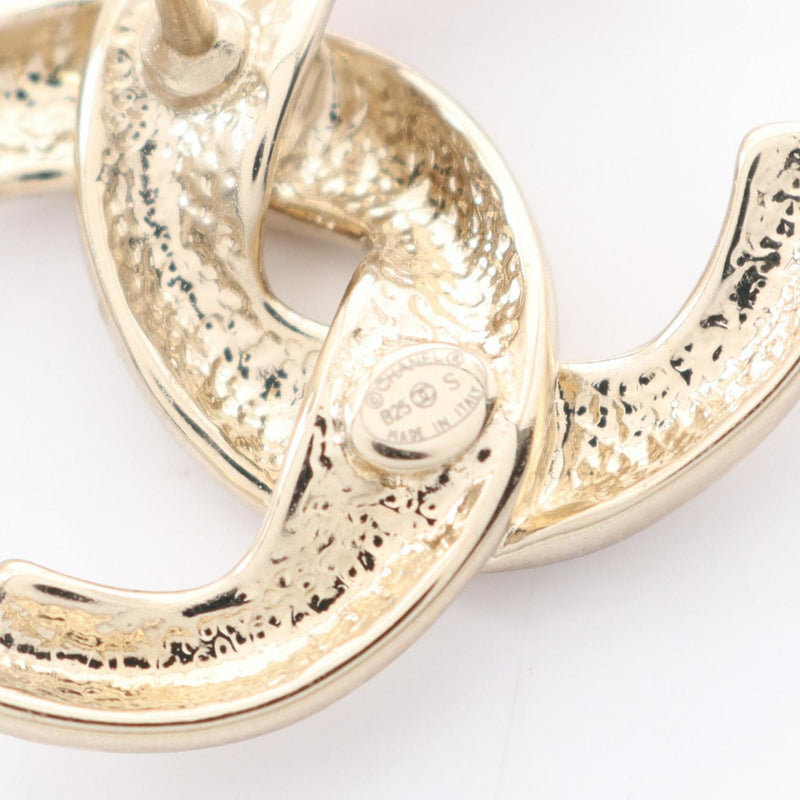 Cc Logo Earrings Metal Gold-Tone