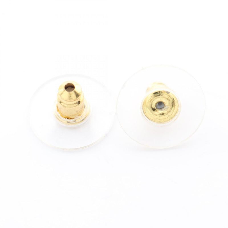 Cc Logo Earrings Metal Gold-Tone