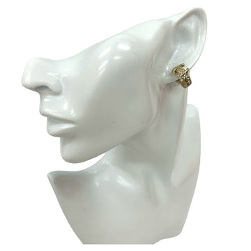 Cc Logo Earrings Metal Gold-Tone