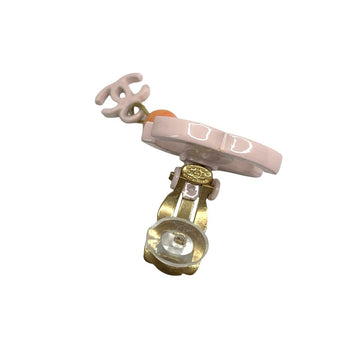 Cc Logo Clip-On Earrings Metal Gold-Tone