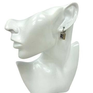 Cc Logo Earrings Silver-Tone Metal