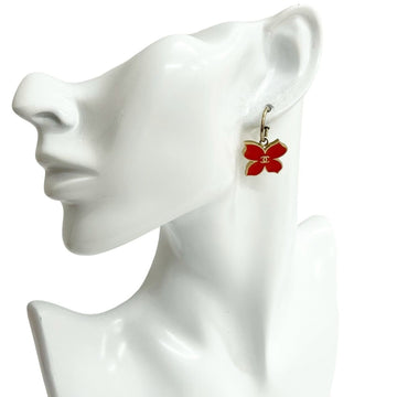 Cc Logo Earrings Metal Gold-Tone