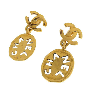 Chanel Vintage Clip-On Earrings Logo