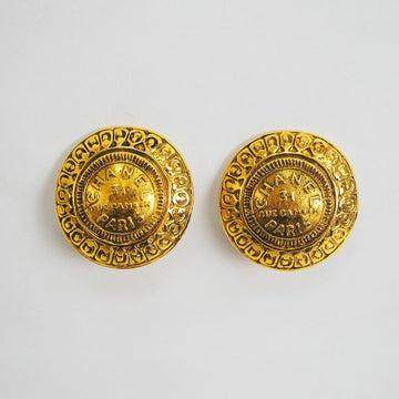 Vintage Clip-On Earrings Gold-