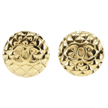 Chanel Cc Logo Clip-On Earrings Metal