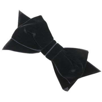 Chanel Ribbon Brooch Black