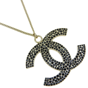 Chanel Cc Logo Pendant Necklace Metal