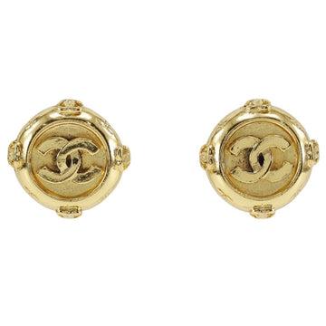 Chanel Earrings Gold-Tone Metal