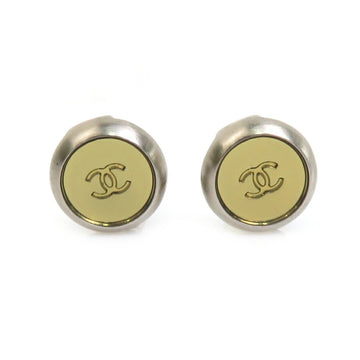 Cc Logo Clip-On Earrings Gold-Tone Metal