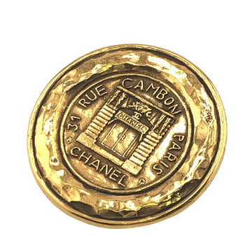 Chanel Cambon Brooch Gold