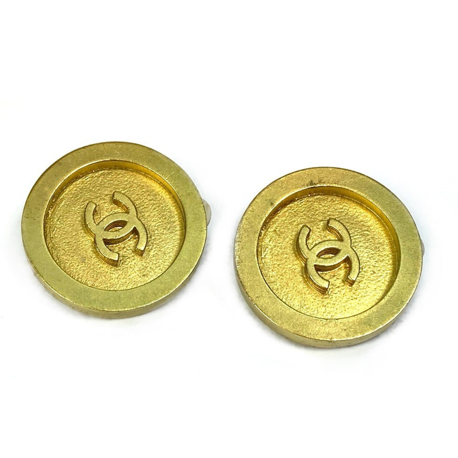 Chanel Earrings Gold-Tone Metal