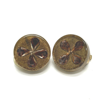 Clip-On Earrings Gold-Tone Metal