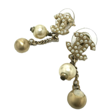 Chanel Earrings Gold-Tone Metal