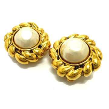 Chanel Earrings Gold-Tone Metal