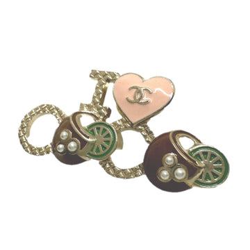 Chanel Brooch Gold Metal