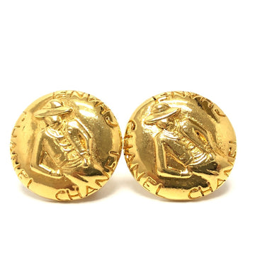 Vintage Clip-On Earrings Gold-