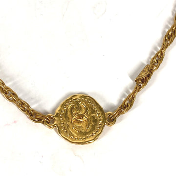 Vintage Long Chain Necklace Gold