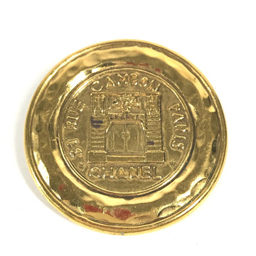 Chanel Vintage Brooch Metal Gold