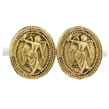 Cc Logo Clip-On Earrings Metal Gold-Tone