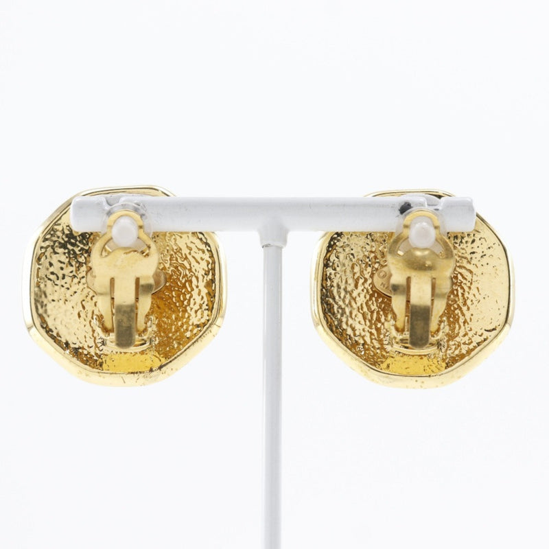 Cc Logo Clip-On Earrings Metal Gold-Tone
