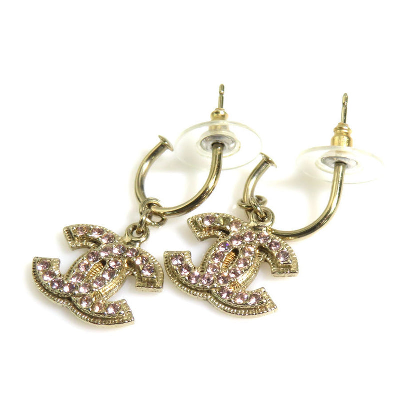 Rhinestone Earrings Metal And