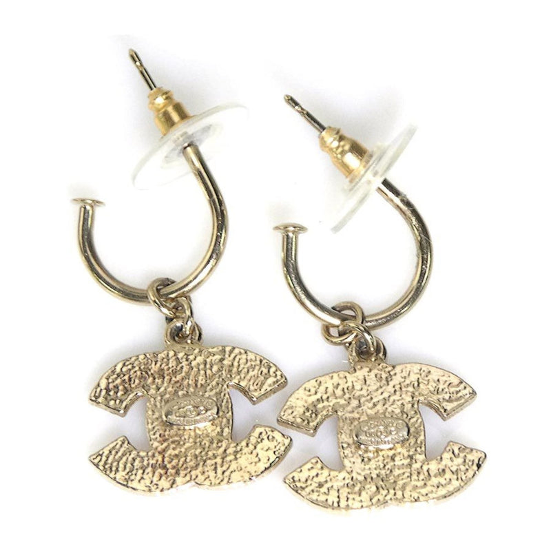 Rhinestone Earrings Metal And