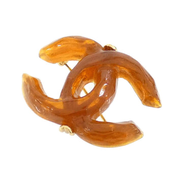 Brooch Brown And Gold