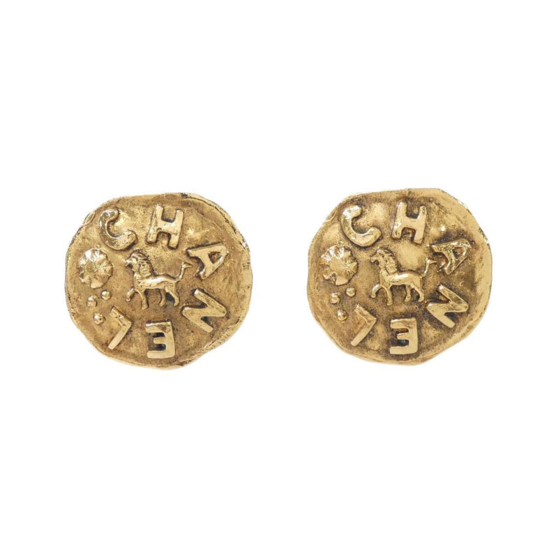 Earrings Gold-Tone Metal