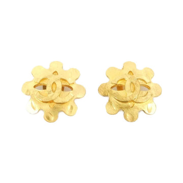 Earrings Gold-Tone Metal