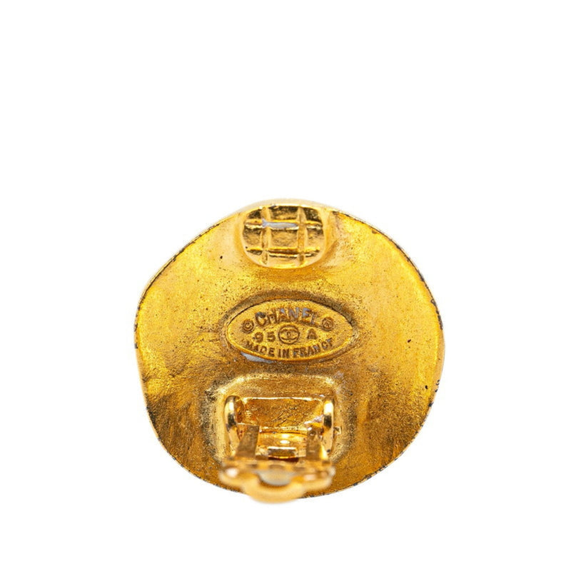 Cc Logo Clip-On Earrings Metal