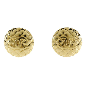 Chanel Cc Logo Clip-On Earrings Metal