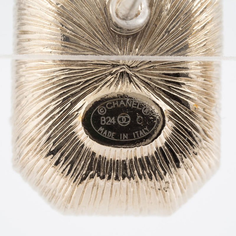 Earrings Rhinestone Gold-Tone Metal