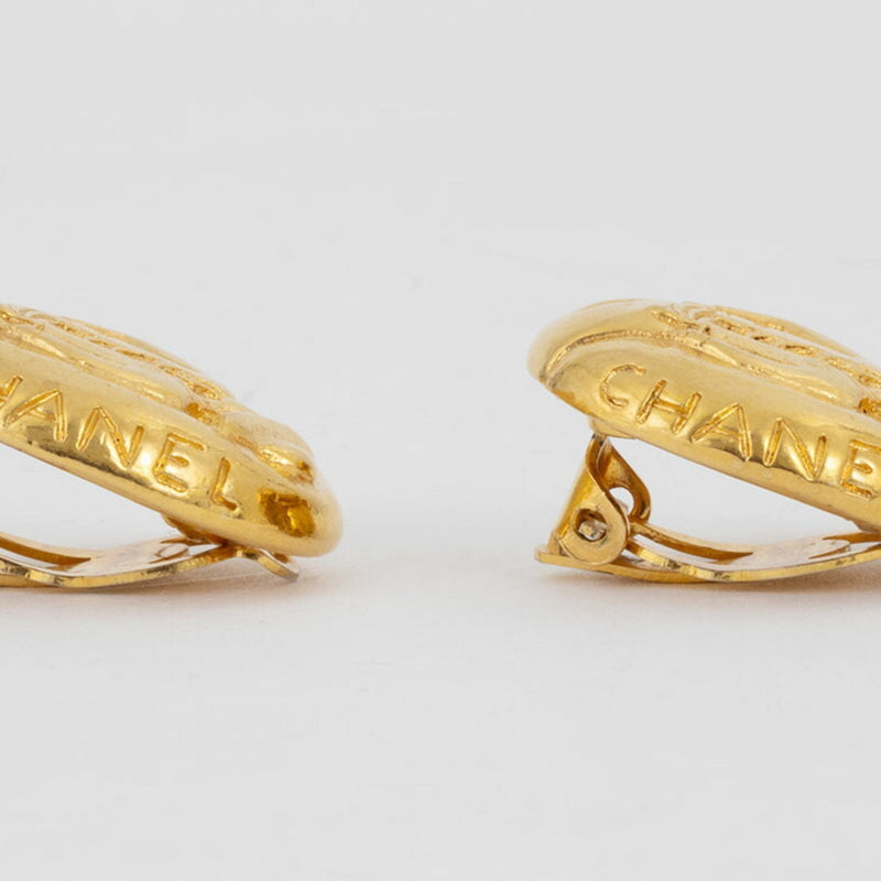 Earrings Gold-Tone Metal