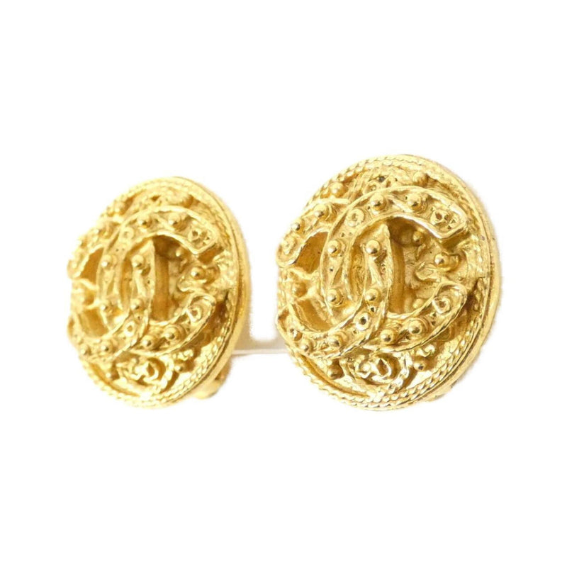 Earrings Gold-Tone Metal