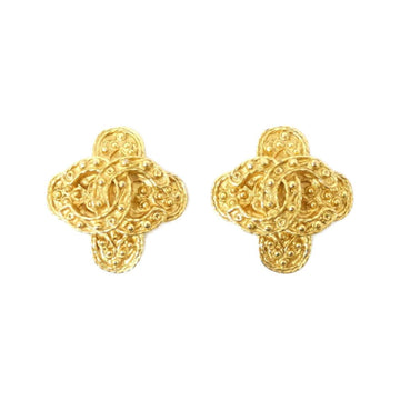 Clip-On Earrings Gold-Tone Metal