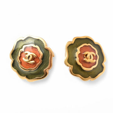Chanel Earrings Gold-Tone Metal