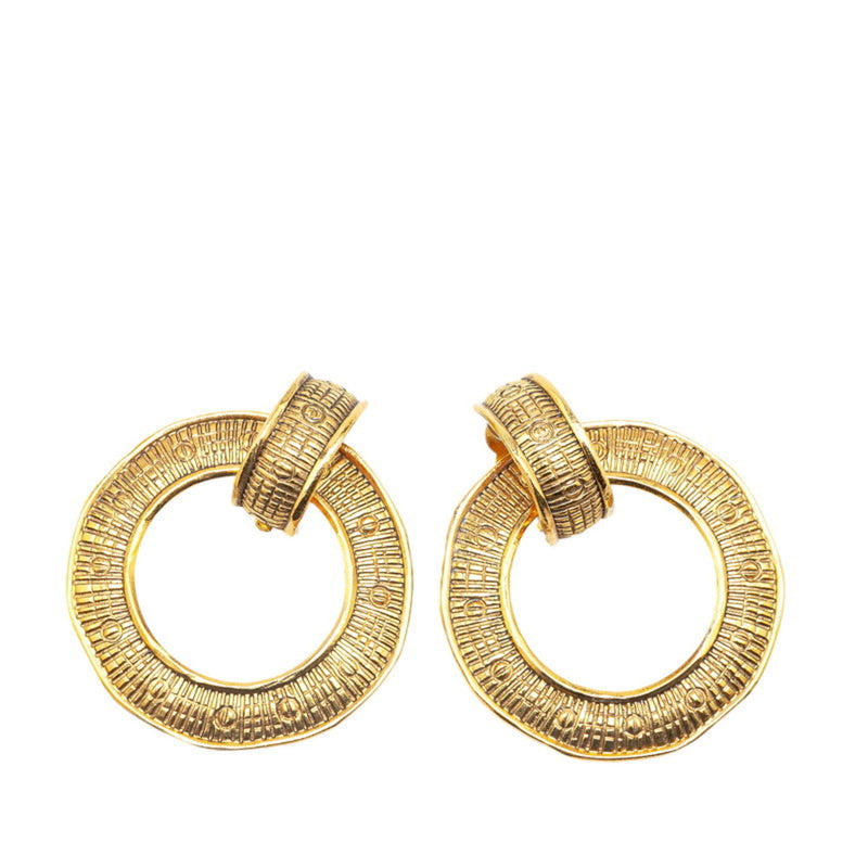 Clip-On Earrings Gold-Tone Metal
