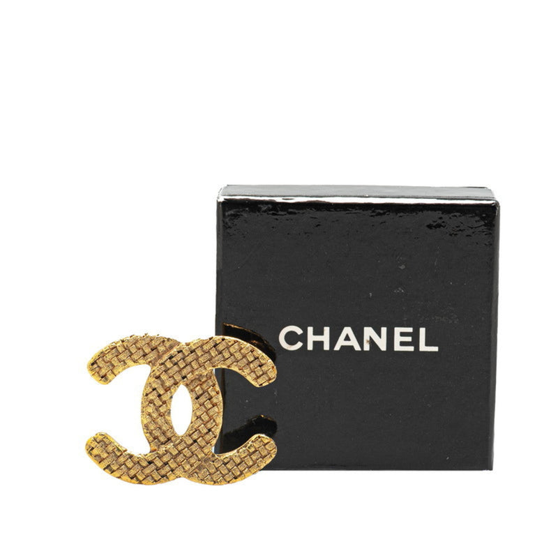 Cc Logo Brooch Metal