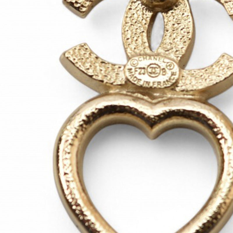 Earrings Rhinestone Gold-Tone Metal