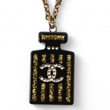 Chanel Cc Logo Pendant Necklace Metal